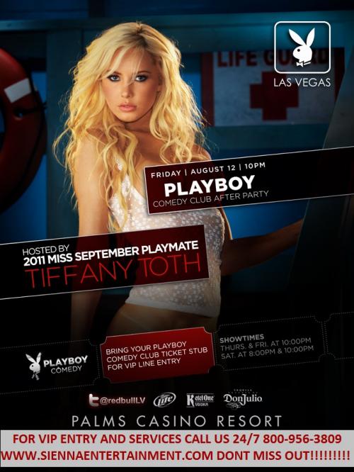 Tiffany Toth at Playboy Club Las Vegas "2011 Miss September Playmate&q...